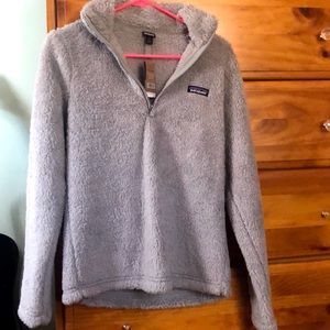 patagonia fuzzy quarter zip